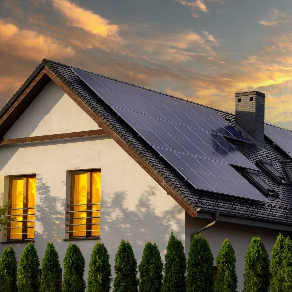 PV-Anlage 10 kWp 8 kWp auf Hausdach