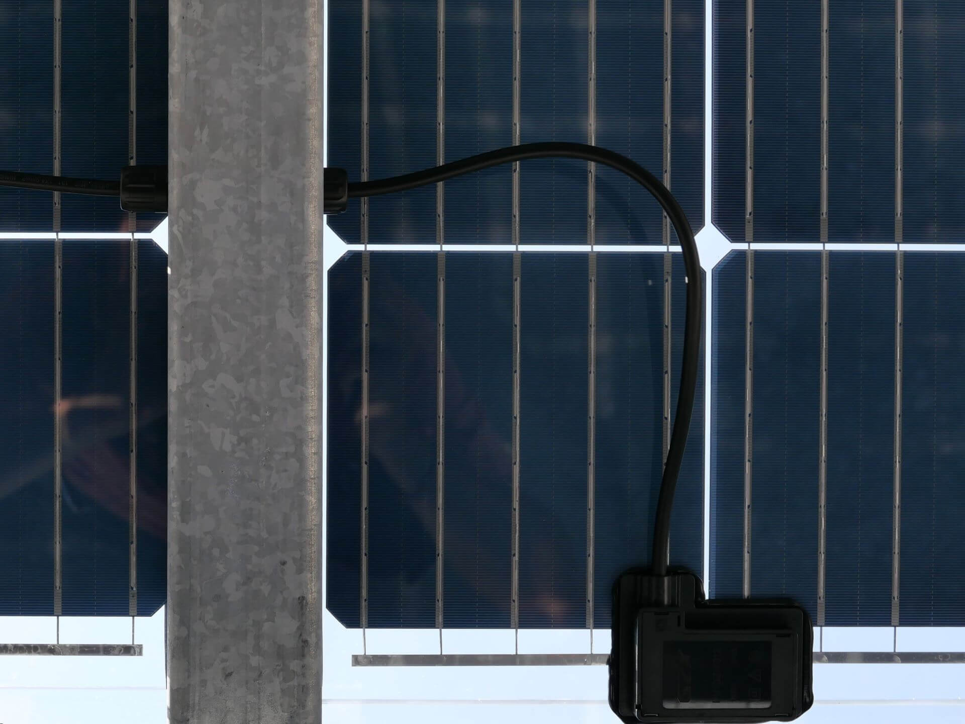 PV Carport Verkabelung