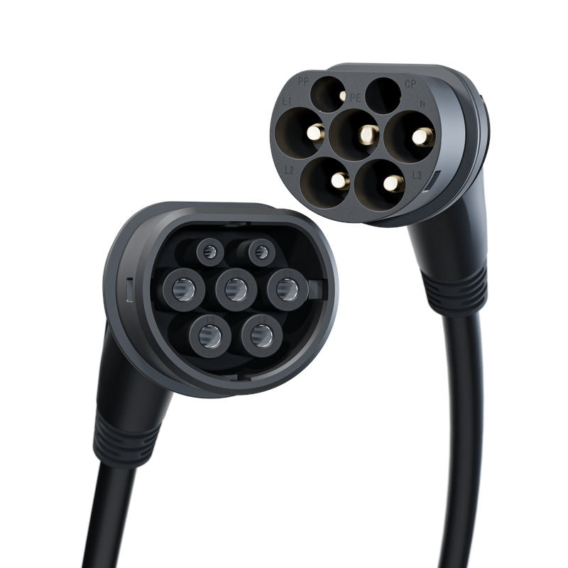go-e Charger Ladekabel Typ2 - Typ2 22kW für öffentliche Ladestationen