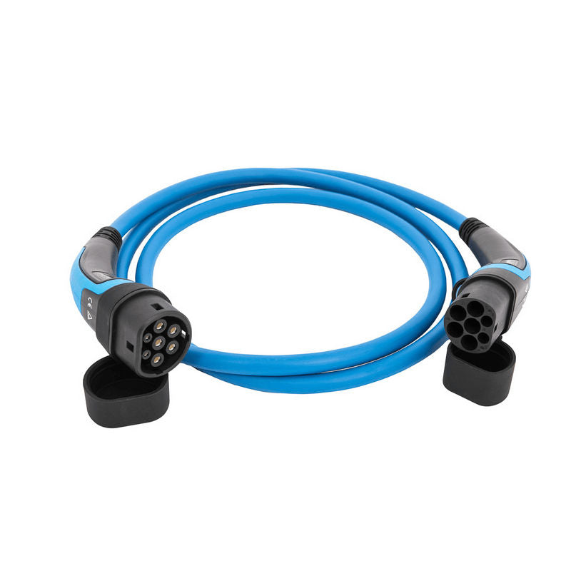 go-e Charger Ladekabel Typ2 - Typ2 22kW für öffentliche Ladestationen blau